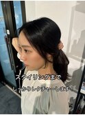 長崎　韓国/レイヤーカット/顔周り