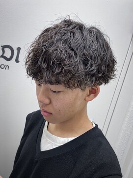 メンズサロン ガウディ 博多店(men's salon Gaudi) メンズ刈り上げツーブロックマッシュ×波巻きツイストスパイラル