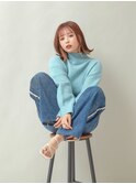 【loe】インナーカラー×くびれミディ×アースカラー
