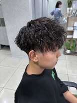 アッシュ 高幡不動店(Ash) ツイストパーマスパイラルパーマツーブロックパーマメンズ