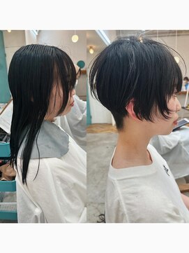 ロミー 本厚木(ROMMY.) 20代30代40代50代◎刈り上げショートレイヤーカット黒髪