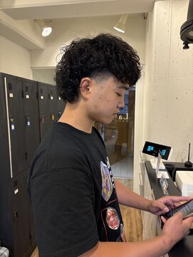 オルカ(ORCA) マレットヘア/peinado hombre/barber/KEI