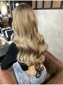 【BUZZ札幌】ミルクティーベージュカラーシールエクステ