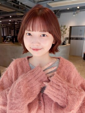 アイティー バイ アルバム 浦和店(IT by ALBUM) 前髪カット小顔おくれ毛顔周りレイヤーショート_F1274