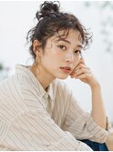 ヘアアレンジ/お団子ヘア/ルーズヘア