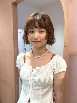 メルト 西梅田店(melt) 抜け感ウェーブボブ
