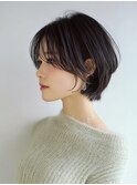 耳かけ大人ショートボブ｜上品スタイル
