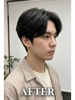 ジェットブラックキューサンロク(JET BLACK 936) ライトフェザーパーマ