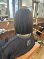 トップヘアー 中庄店(TOP HAIR fuapua) 《TOPHAIR 中庄店/きゃん》内巻きボブ×アッシュベージュ