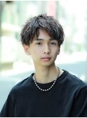 縦落ちツイスパハーフアップショート