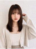 〈藤間〉レイヤーカット/ミディアムヘア/韓国レイヤー