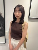 フェイバリットガーデン(favorite garden) ミディアムレイヤーとパープルカラー 20代30代大人かわいい