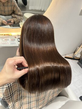 レヴァ(LEVA) 広がり改善×髪質改善ストレート×秋チョコブラウン