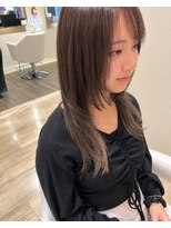 ドール 阪急高槻(DOLL)&nbsp;オリーブベージュ×レイヤーカット0910ハッシュカット