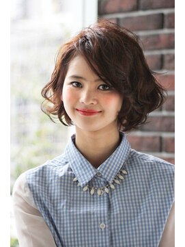 ノラジャーニー(NORA Journey) 【NORA Journey】くせ毛風☆クールモードな耳かけボブ