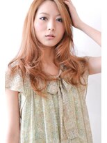 スノッブリコ(snob rico)&nbsp;[snob rico]キャラメルベージュ×抜け感カール