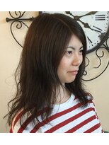 ヘアージン 野々市(hair Jin) リメイク セミロングカール