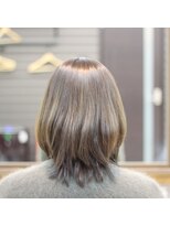 美容室 ドリームスタイル&nbsp;エヌドットカラー×外国人風モノトーンアッシュ×大人のツヤ