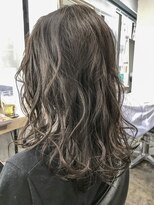 アクトゥス(AEQUITAS)&nbsp;ブリーチレスWカラーカーキアッシュ【池袋/20代/30代/40代】