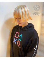 ヘアメイクサロン ゼロ(ZERO)&nbsp;カラーメッシュで人気アニメキャラスタイル☆