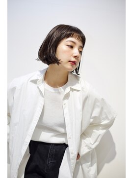 レンジシ オモテサンドウ(RENJISHI omotesando) ニュアンス切りっぱなしボブ