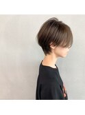 #マニッシュショート×スモークカラー
