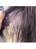 ラベンダーシルバー/曳舟ダブルカラーインナーカラー髪質改善