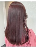 アジールヘア 所沢プロペ通り店(agir hair) ピンクレッド