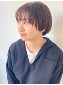 *マッシュショート×透明感グレージュ*