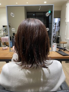 クローゼット 新宿(closet) 外ハネボブ/ペールベージュ[髪質改善/ヘッドスパ白髪染め/新宿】