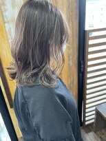 バンビ プライベート サロン(Bambi private salon)&nbsp;インナーカラー*ピンクベージュカラー*ロングボブ*Bambi松平愛