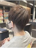 【木村】刈上げショート×アッシュブラウン