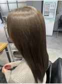 【オリーブベージュカラー】×【ティアラトリートメント】