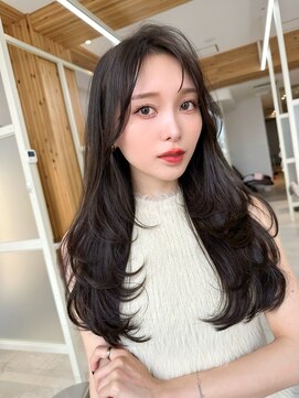 アフロートリノ(AFLOAT Leino) 大人可愛い韓国ヘア　顔周りレイヤー　ハイレイヤー　銀座美容室
