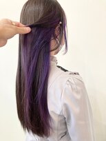 ラフ 原宿(L.a.a.g.f harajuku)&nbsp;バイオレット インナーカラー@原宿