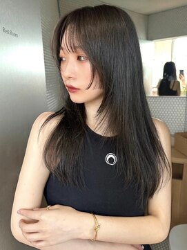 サイン 渋谷(SIGN) レイヤーカットイヤリングカラーインナーカラーケアブリーチ