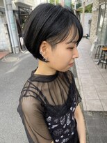 アッシュ 下北沢店(Ash)&nbsp;カッコかわいい！メンズライクなツーブロックショート