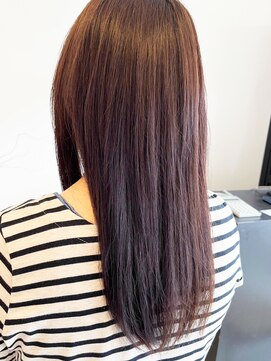 レポヘアー(Repos hair) 20代30代40代髪質改善カラー透明感ショコラブラウンストレート