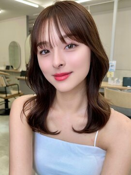 サンド 名古屋(sand) ボブ/レイヤーカット/髪質改善/ウェットヘア/オリーブベージュ