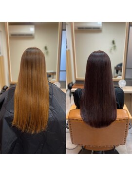 ナチュラル 古川店(Natural) 古川　大崎市　縮毛矯正　髪質改善　トリートメント　艶髪カラー