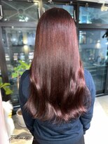 ジル アンク(Jill ankh)&nbsp;《Jillankh 姫路駅前》ピンクブラウン　ダブルカラー　ロング