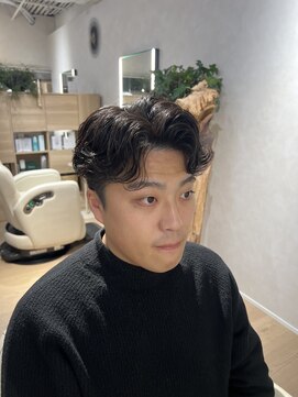 ウノプリールヴァモス(unopulir Vamos) 30代大人メンズラルフカールビジネスヘア黒髪