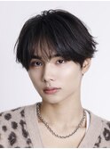 韓国マッシュ【ナチュラルショート】シースルーバング