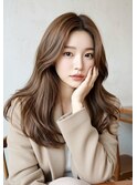 【TONO  STYLE 318】☆韓国風ロングレイヤー×透明感カラー☆