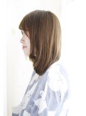 ミニウルフホワイトグレージュデジタルパーマチェリーブラウン27