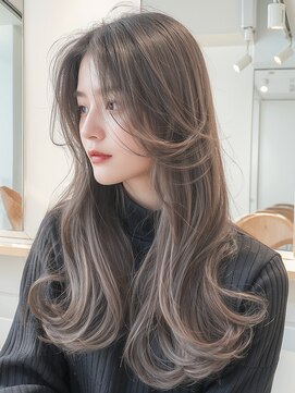 フォーハウス プラスエヌ(FOURHAUS +n) 20代30代40代　フェイスレイヤー海外ヘア＃26