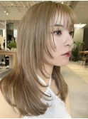 【MINX】似合わせ小顔ウェーブミディアム__銀座/髪質改善