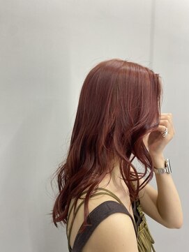 バディ 中野駅前店(BUDDY) オレンジレッド(ルフレカラー＋アメイジアトリートメント)