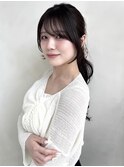 顔まわりカット/サイドバング/前髪カット/前髪縮毛矯正/前髪
