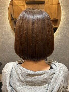 トゥーリ 大野城下大利店(tuuli) 乾かすだけでまとまる柔らか質感ボブ